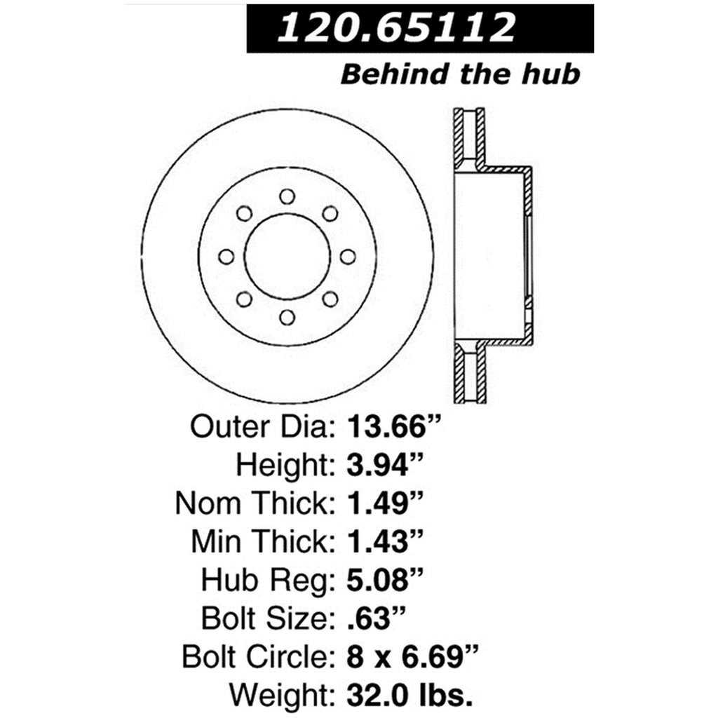 Slotted & Drilled Sport Brake Rotor M25652