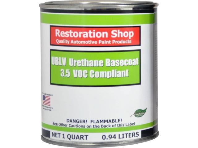 Neptune Blue Firemist Low VOC Urethane Basecoat Car Paint 1-Quart Q1468