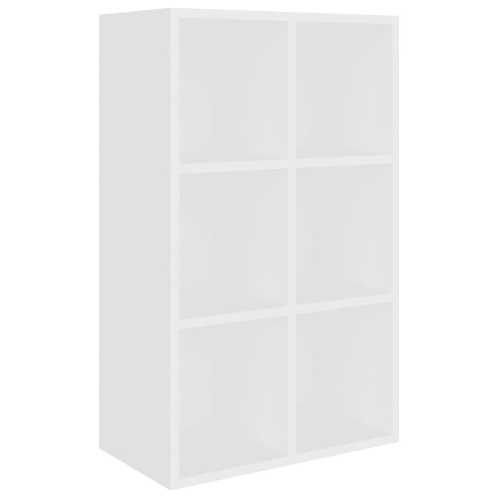 White Chipboard Book Cabinet Sideboard Z5580
