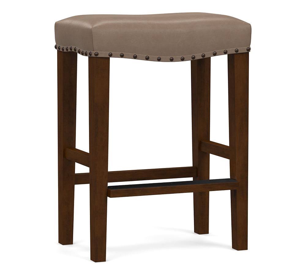 Leather Backless Bar Stool C8010