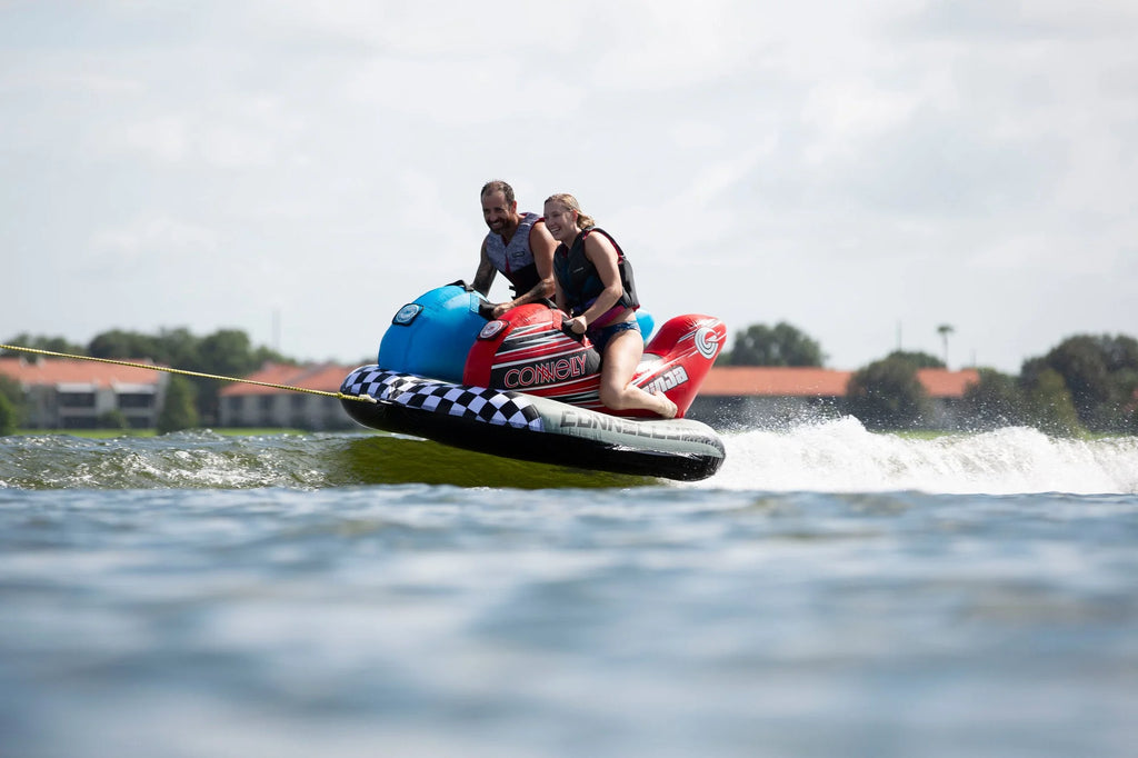 2 Person Towable Inflatable Boat Water Inner Tube Q2479