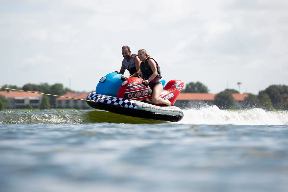 2 Person Towable Inflatable Boat Water Inner Tube Q2479