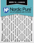 16x20x2 MERV 14 Carbon AC Furnace Filters Qty 3 T9591