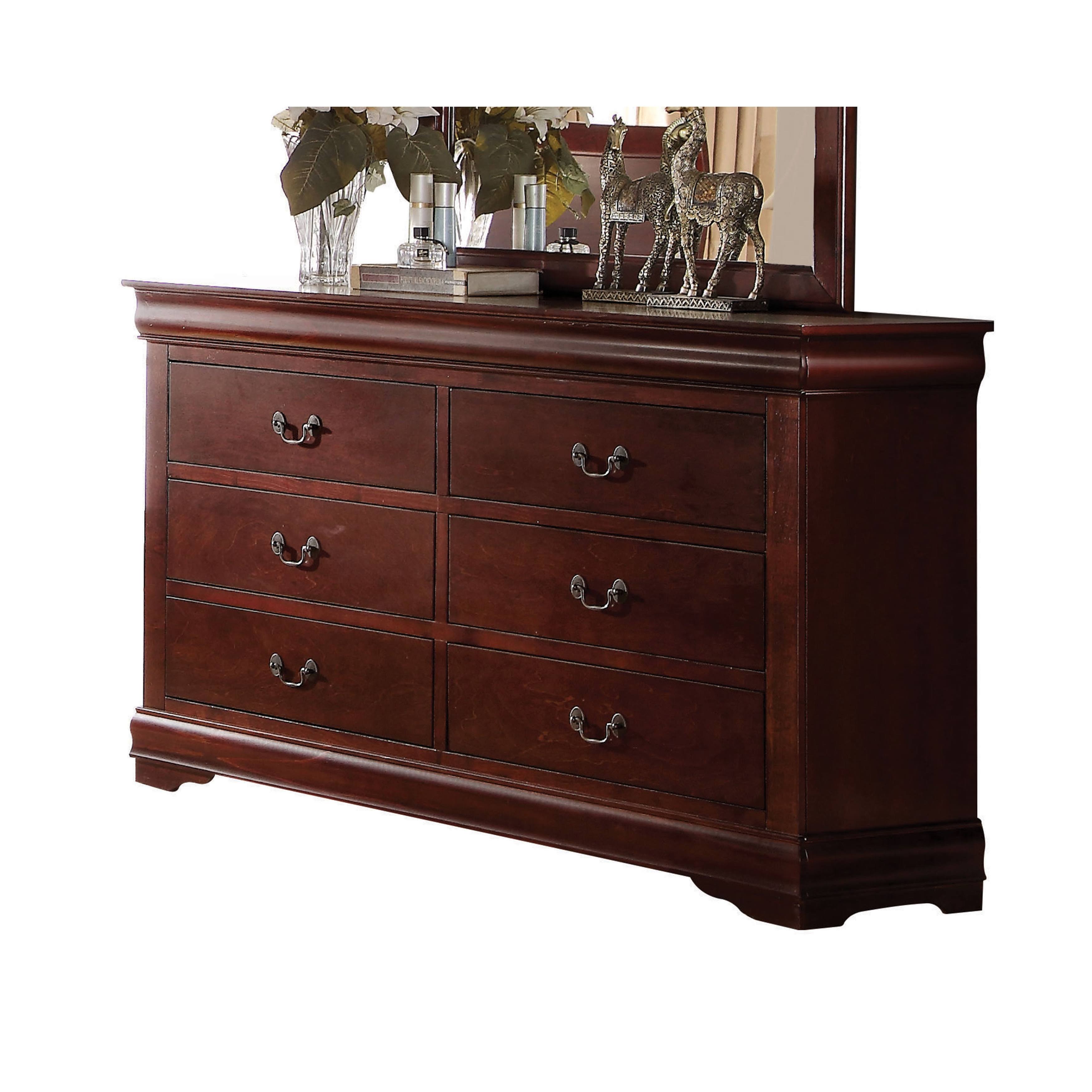 Cherry 4-Piece Sleigh Bedroom Set (Twin) J514494
