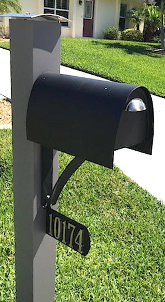 Black Mailbox Post Bracket E531046