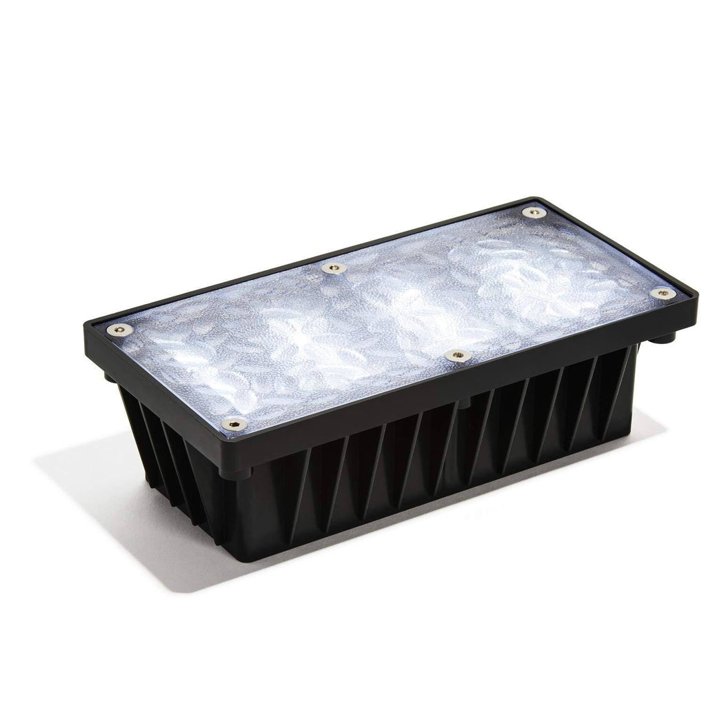 12 Cool White Solar Brick Path Light R94436