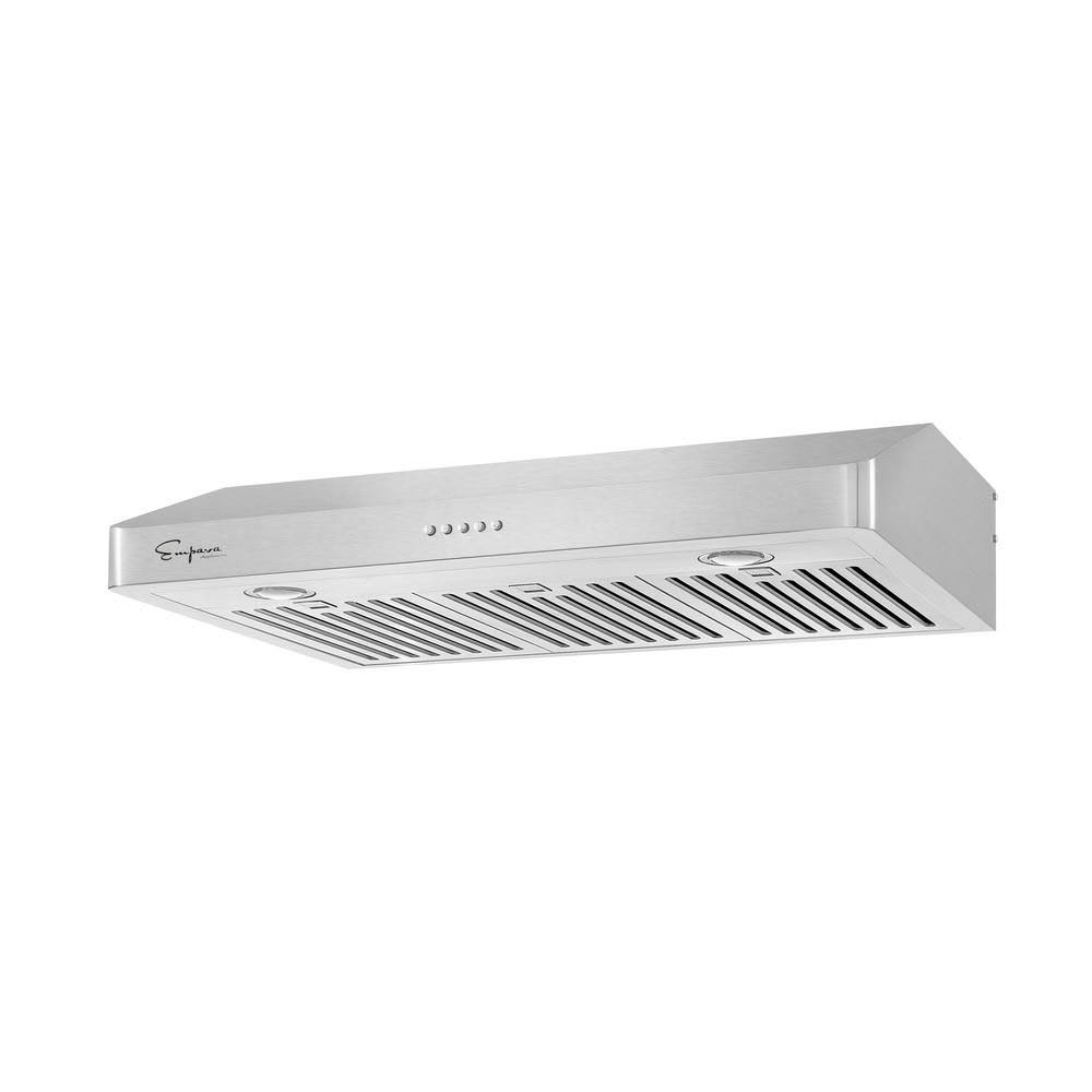 36 in. 500 CFM Ducted Under Cabinet Range Hood Stainless Steel T809997
