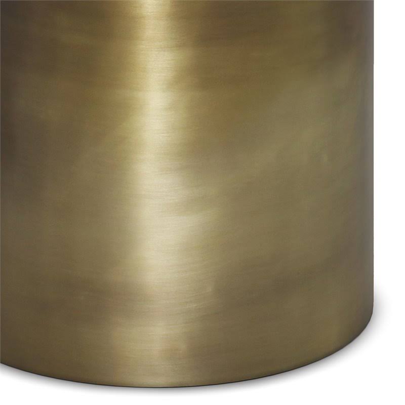 Antique Gold Metal Side Table O52915
