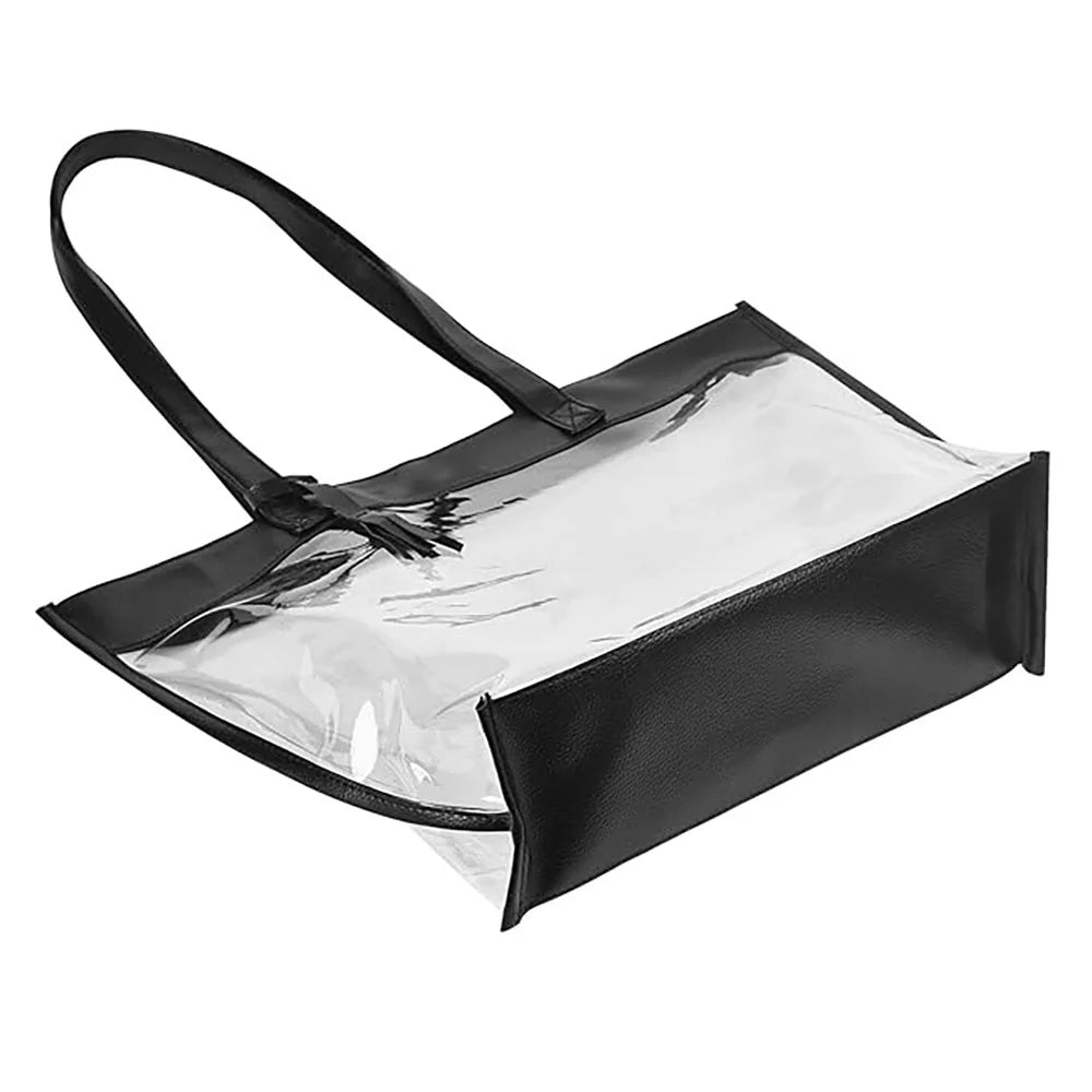 Clear Tote Bags with Magnetic Buckle Closure (1pc) G7001