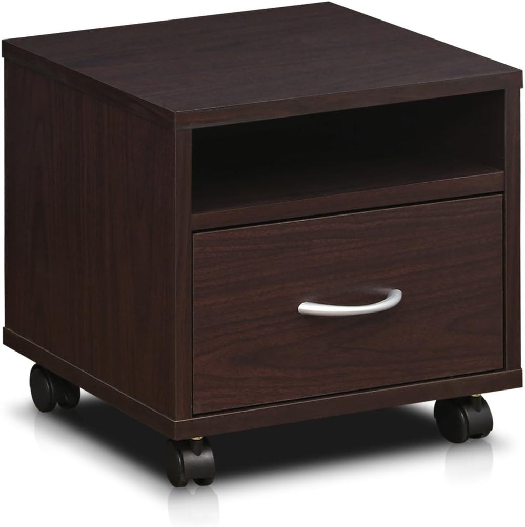 Utility Cart with Casters, Espresso P166