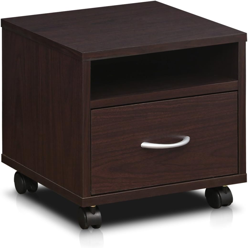 Utility Cart with Casters, Espresso P166