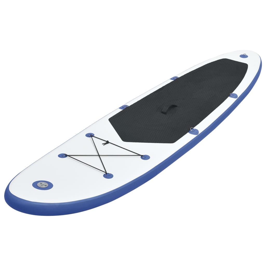 Blue and White Inflatable Paddle Board Set I225073
