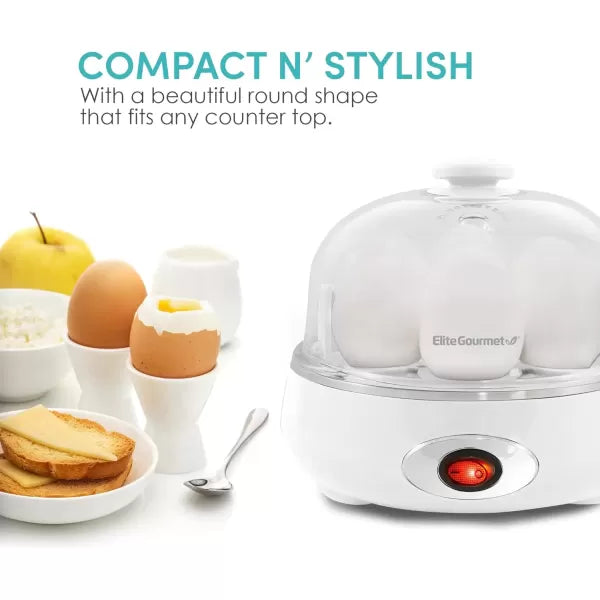 Charcoal Grey 7 Egg Capacity Electric Egg Cooker M2005