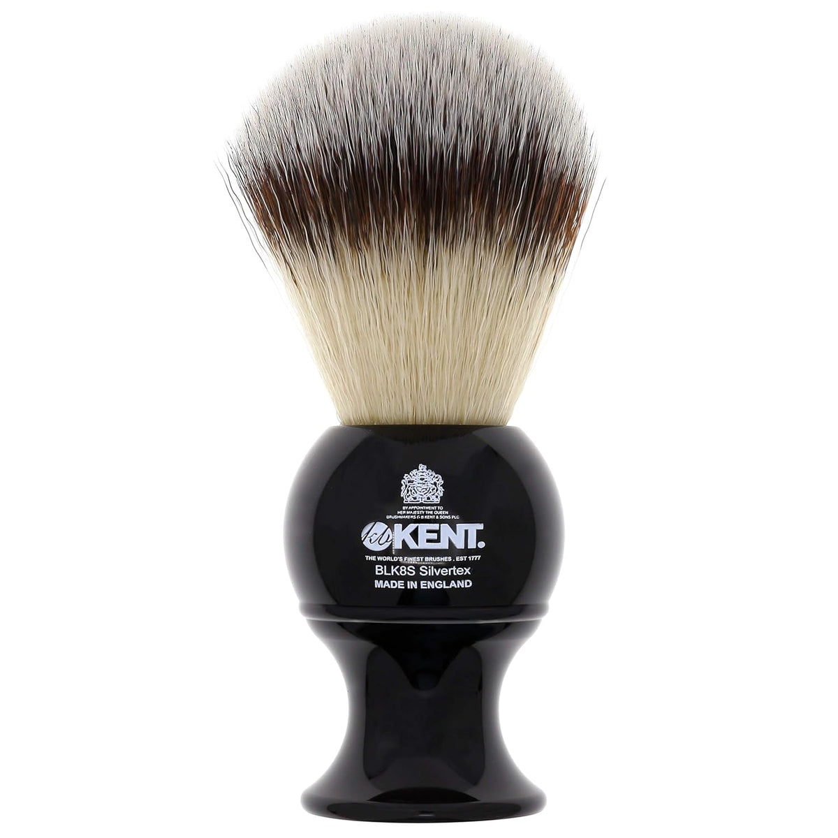Shaving Brush with Synthetic Bristles and Resin Handle, Pack of 2 W42504
