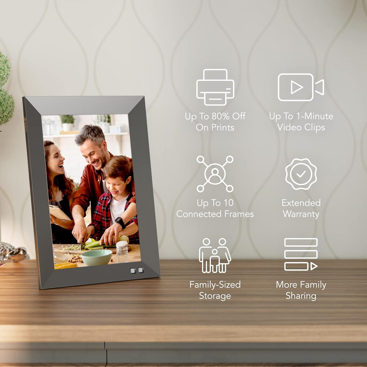 10.1 inch Smart Digital Photo Frame with WiFi L84198