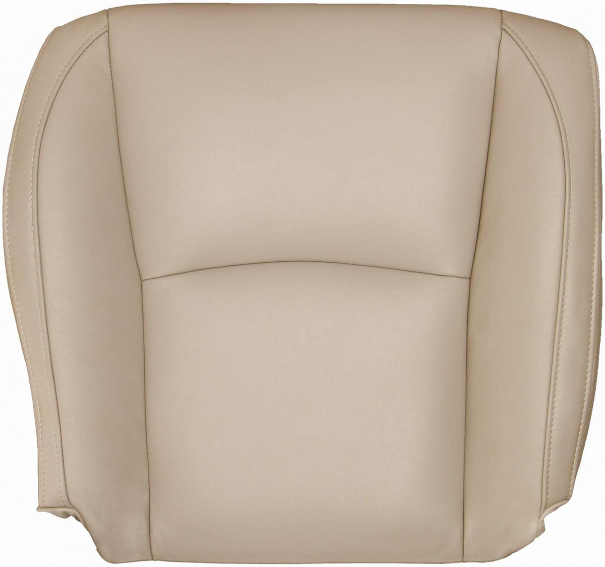 Passenger Bottom Replacement Leather Seat Cover Dark Gray B809357