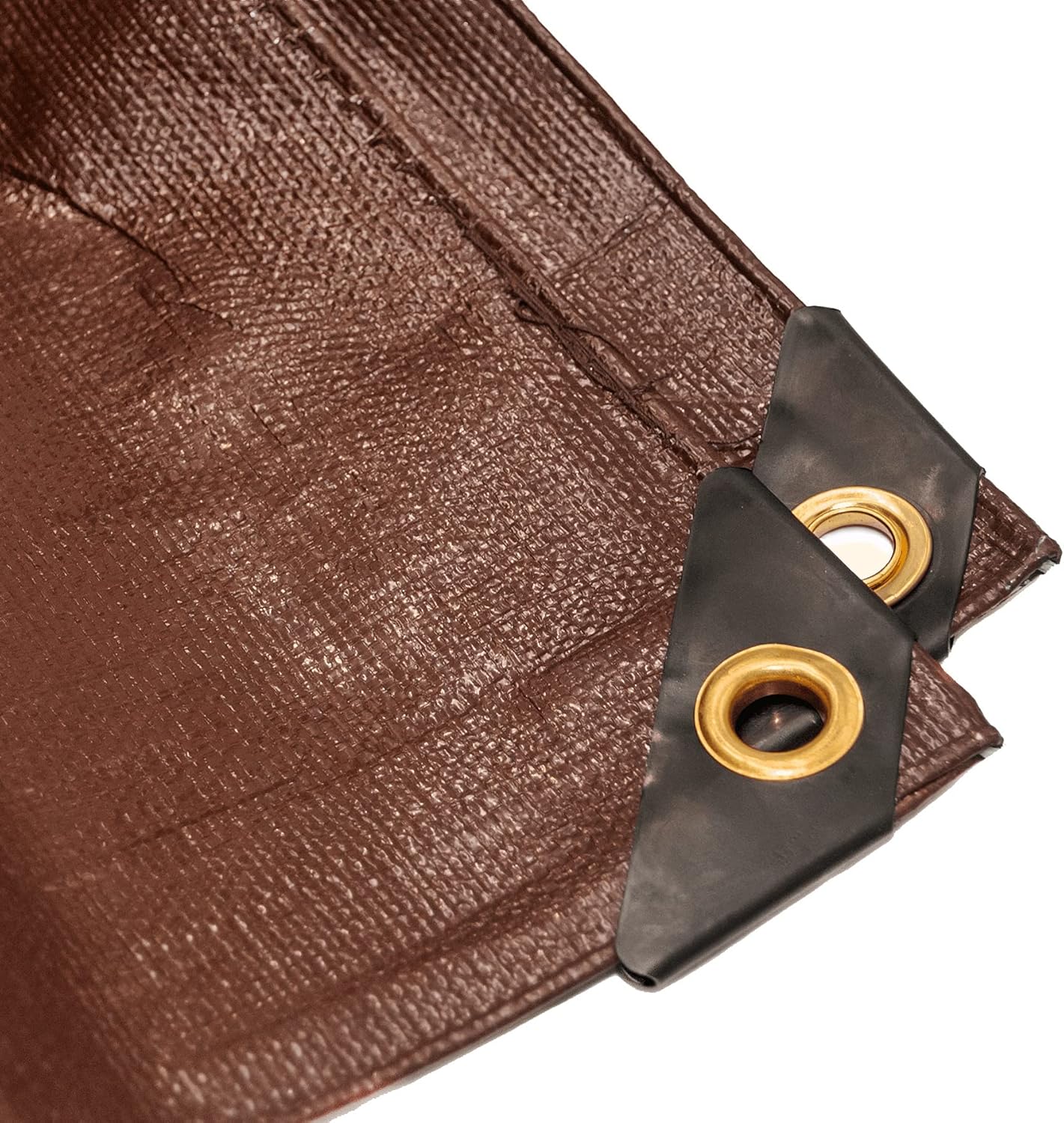 Brown 8 Oz. Heavy Duty Tarps Pack of 2 F978453