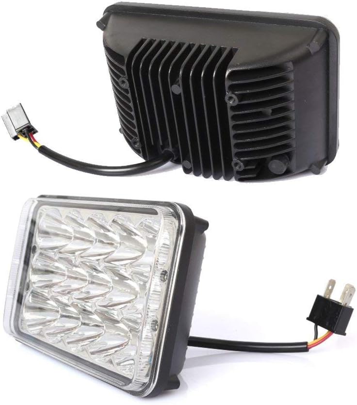 4X6" LED Headlights Sealed Beam Replacement Pack of 2 R465