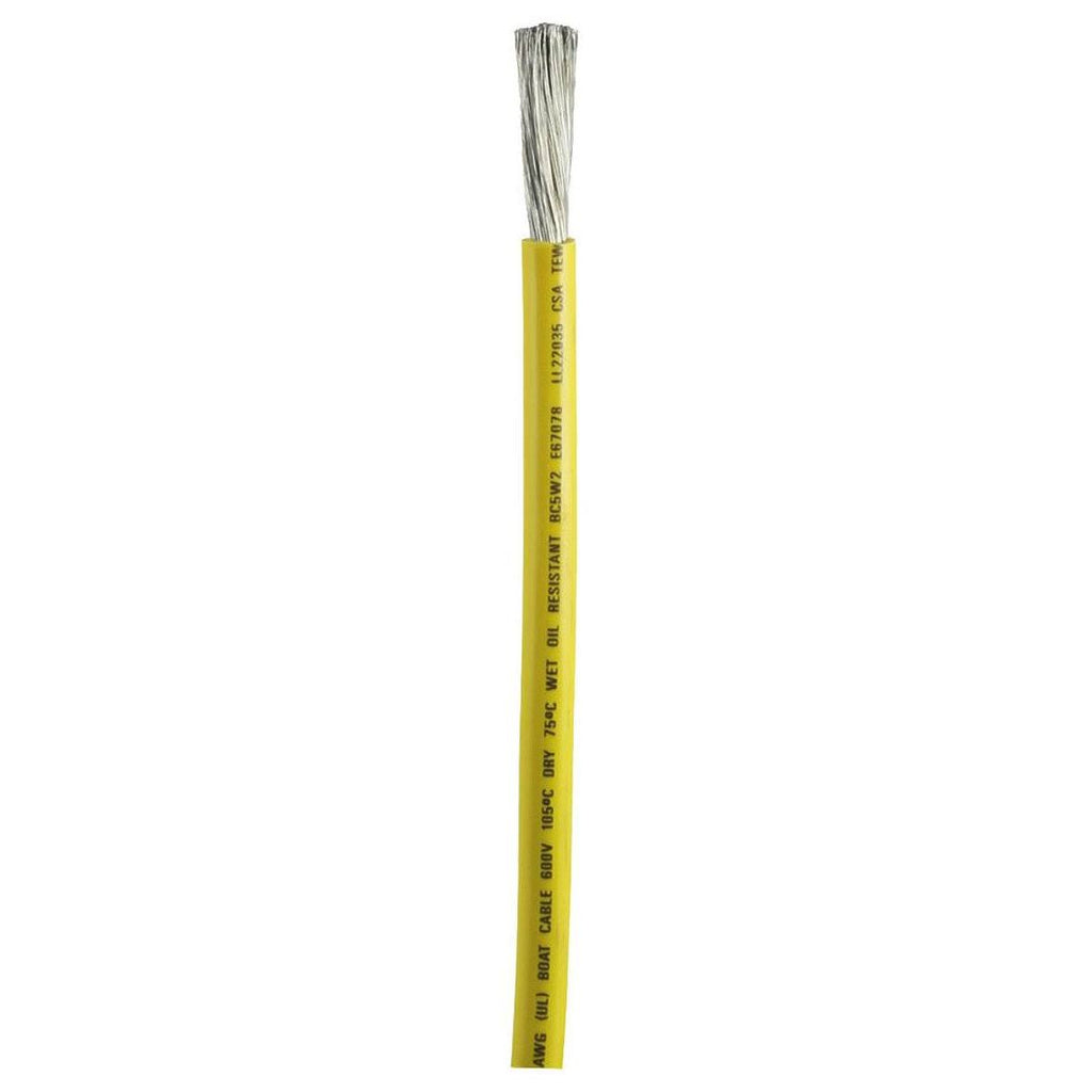 Yellow 2 AWG Battery Cable 100' P2786