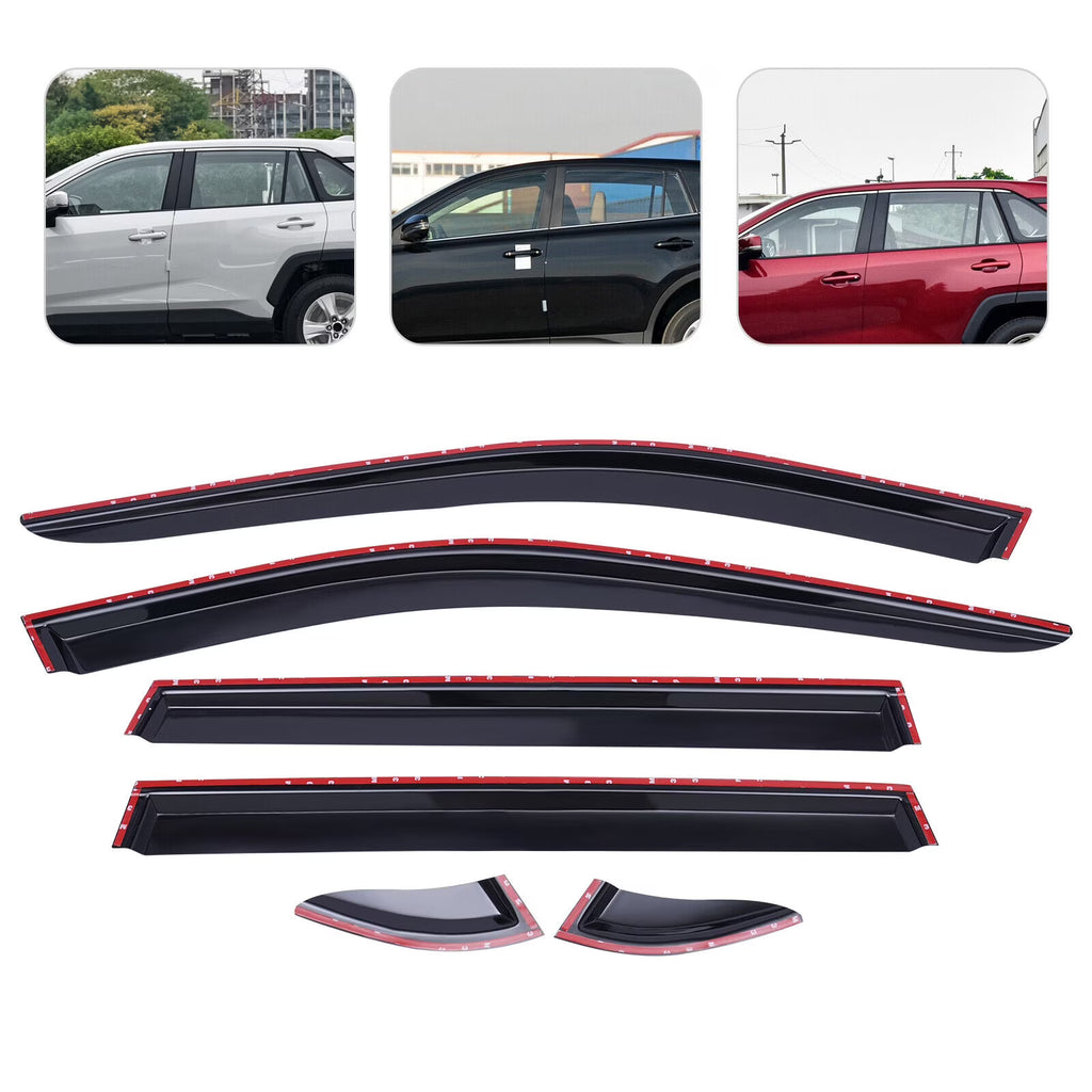 2019-2022 Toyota RAV4 Window Wind Deflector Door Visor Rain Guard V41956