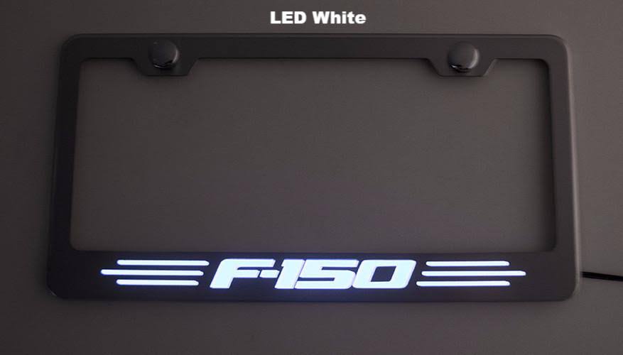 Rear Tag Frame Illuminated Yellow P6879