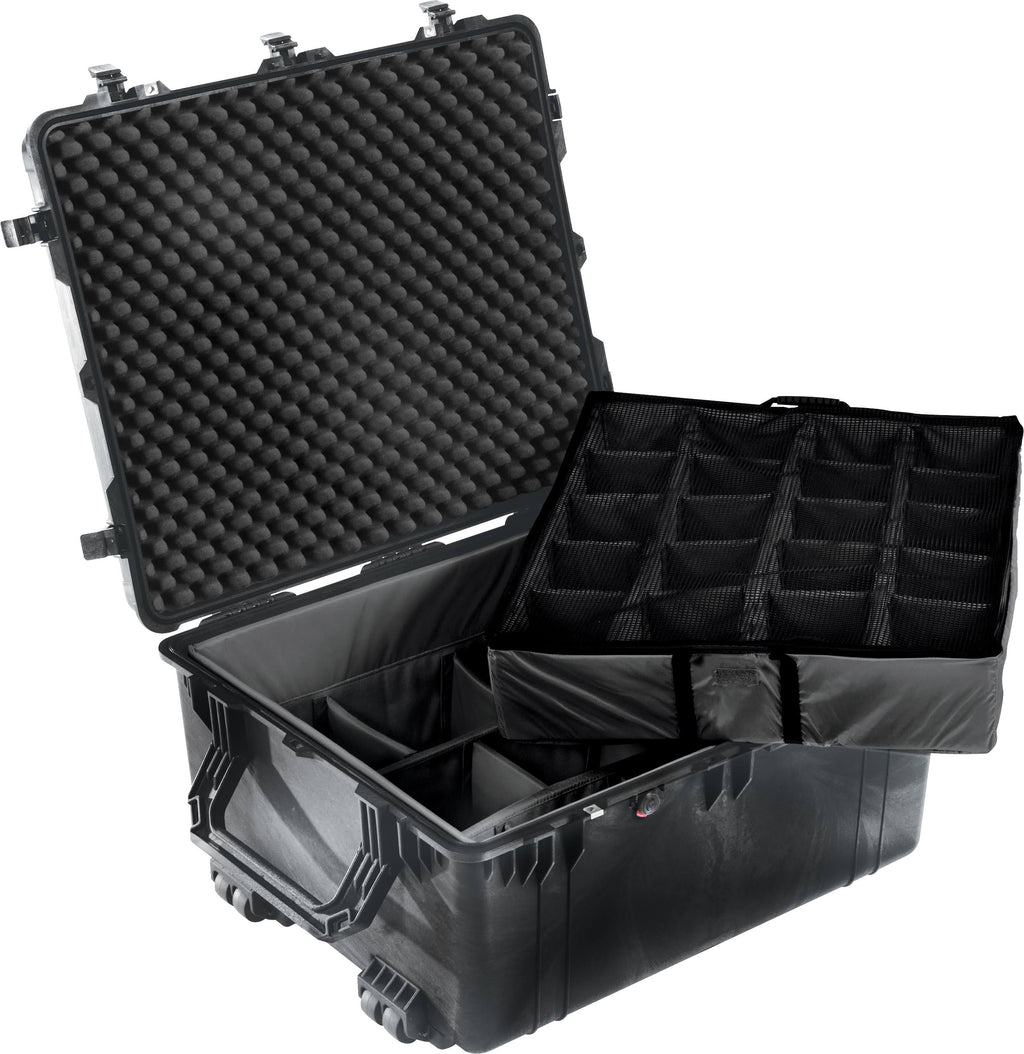 Black Padded Divider Camera Case A8557