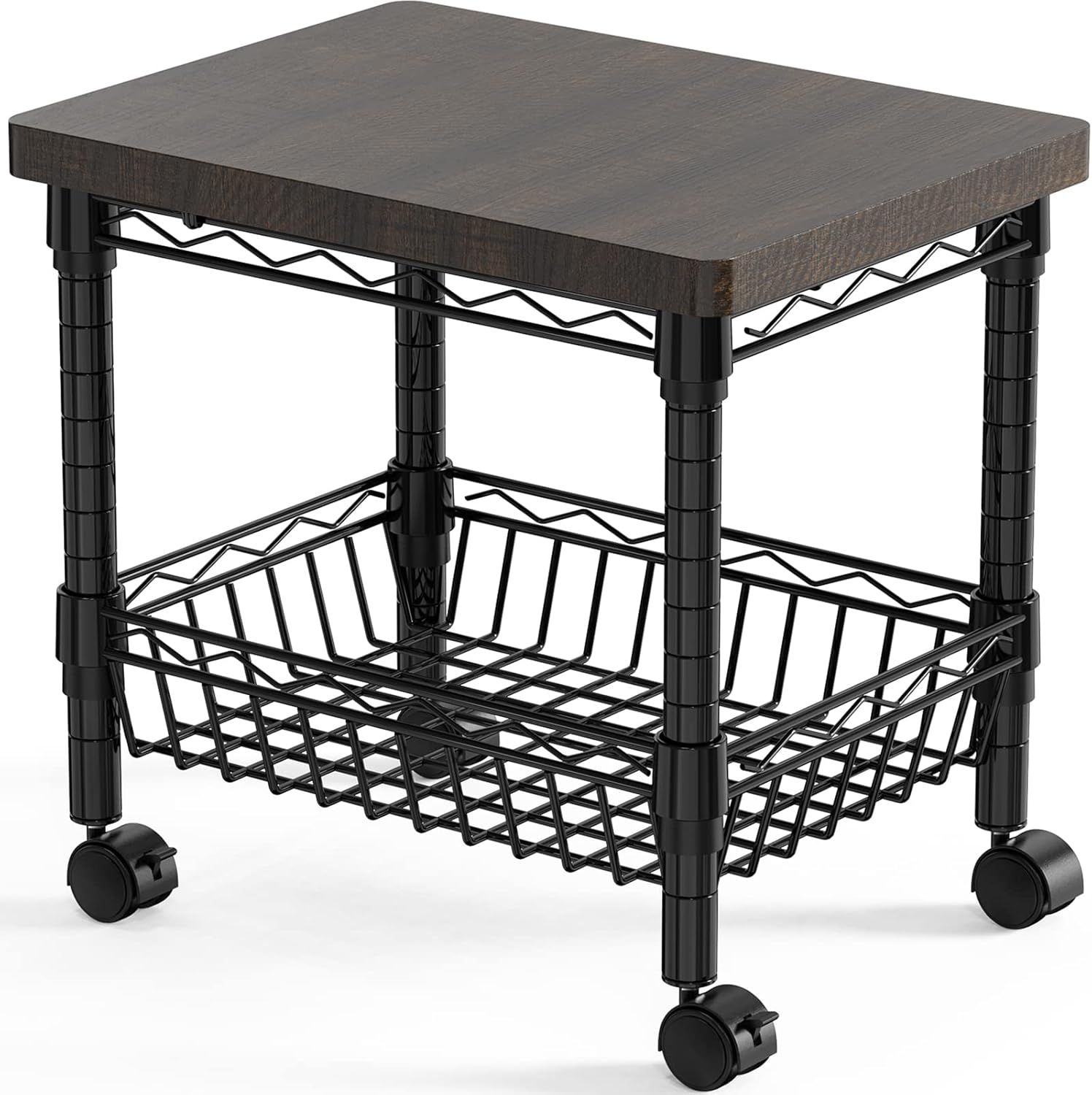 Printer Stand with Storage, Metal, Pack of 2 J5980