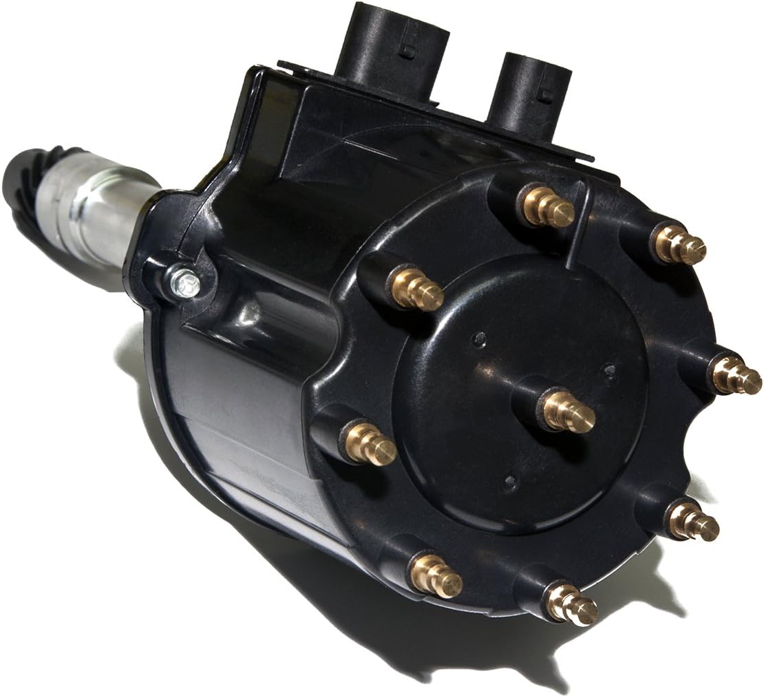 Ignition Distributor with Cap & Rotor Compatible with Chevy GMC C/K Pickup Truck Van Camaro 5.0L 5.7L 7.4L Pack of 2 J538734