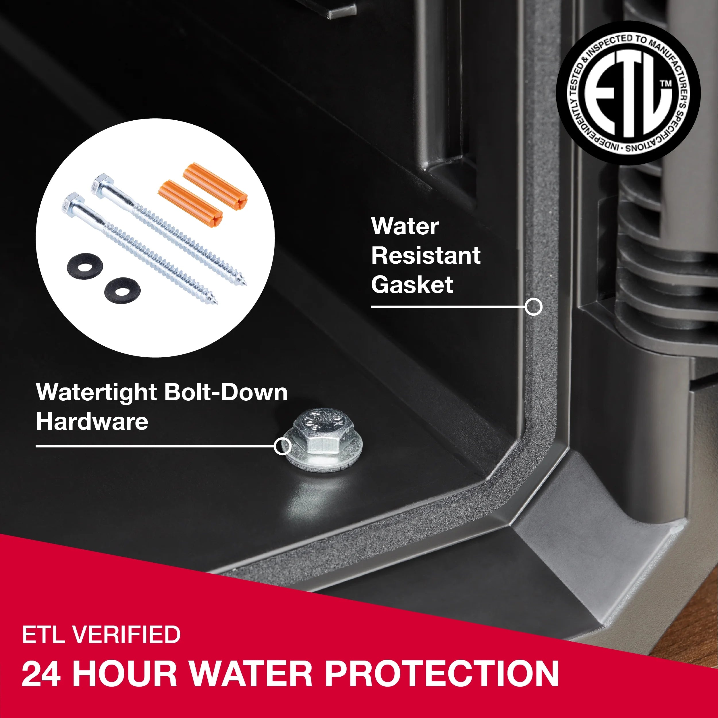 Fire-Resistant Water-Resistant Home Safe with Combination Lock and Override Key I4196