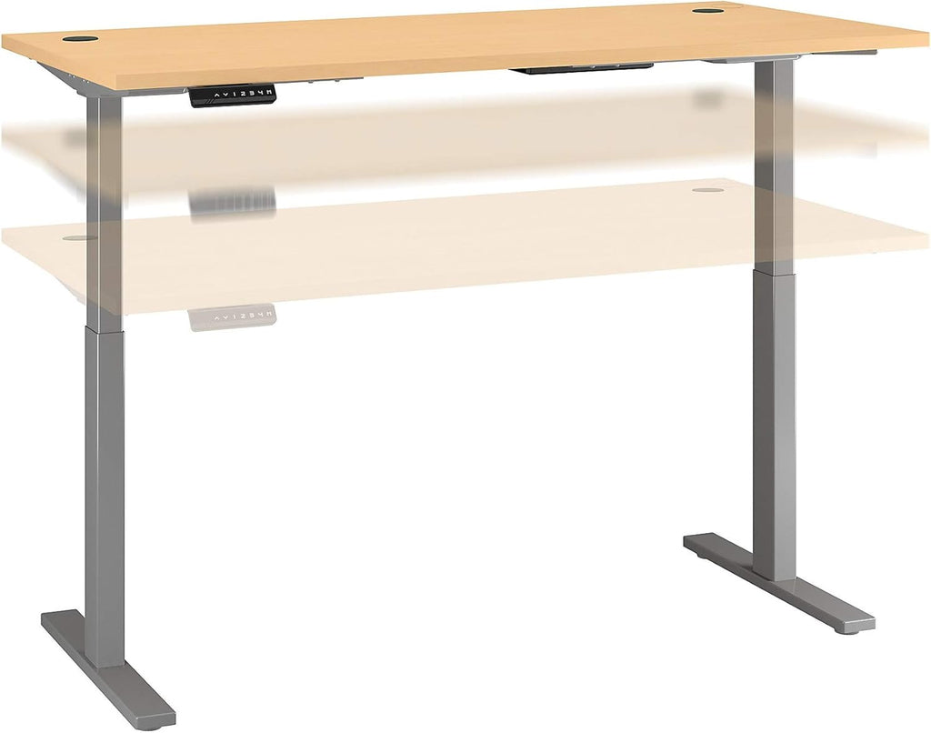 White Height Adjustable Standing Desk O76031