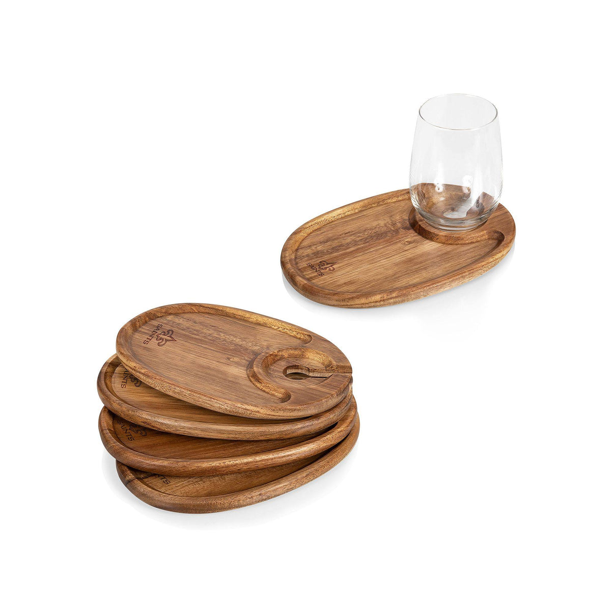 Brown Wine Appetizer Plates Set Y7144