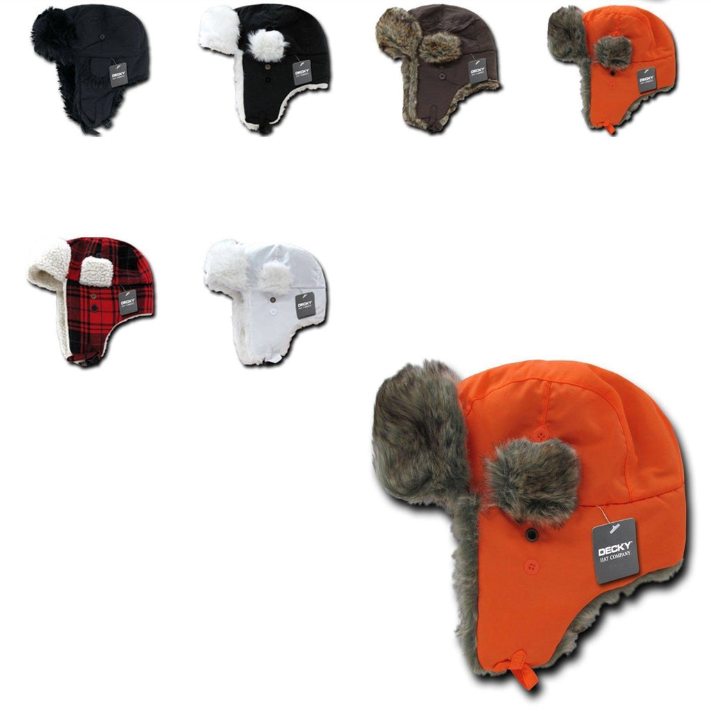 1 Dozen Faux Fur Ear Flap Hat Cap Z531