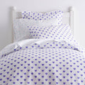 Purple Cotton Percale Queen Duvet Cover A9044