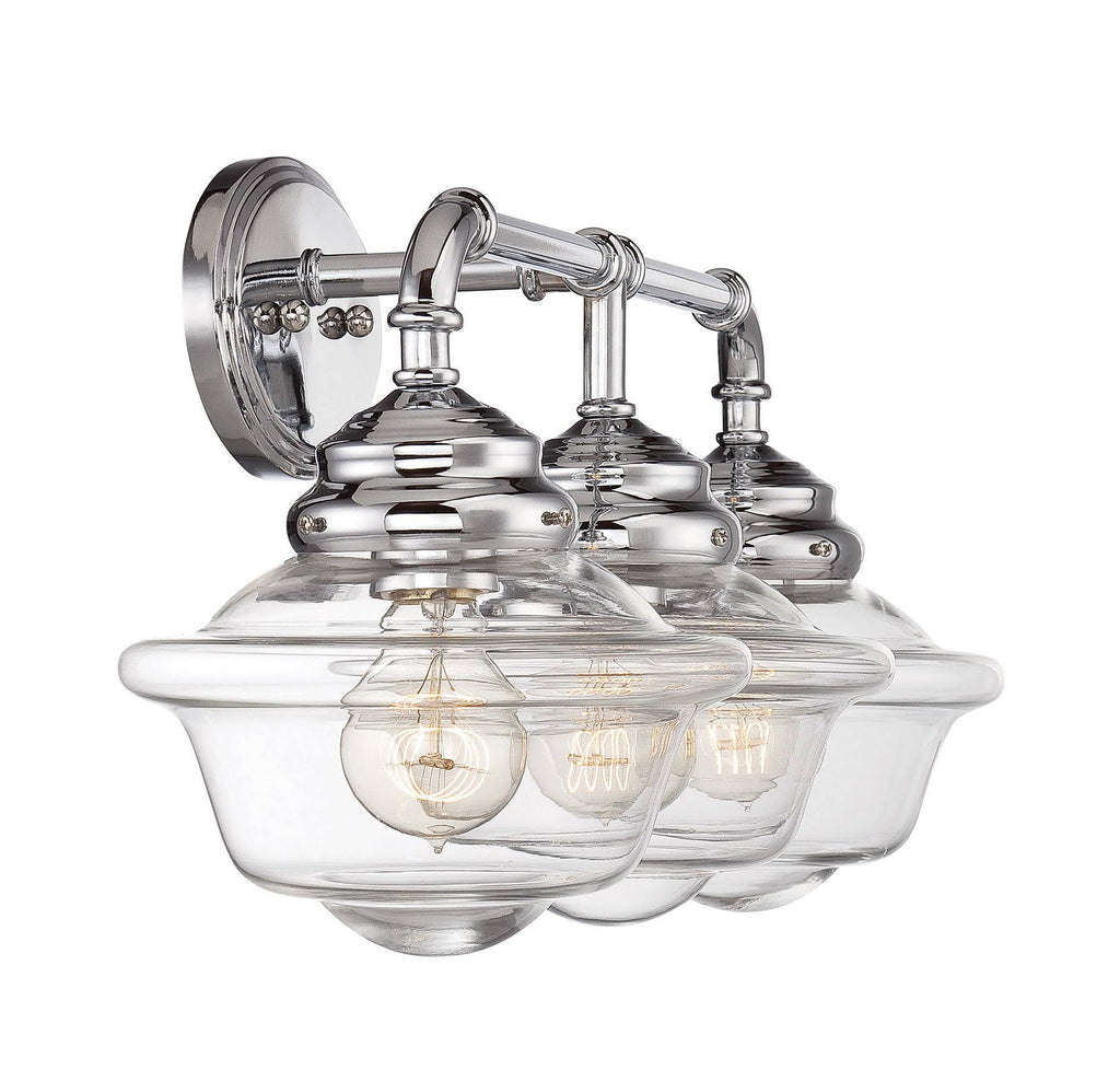 Chrome 3 Light Bath Bar G51955