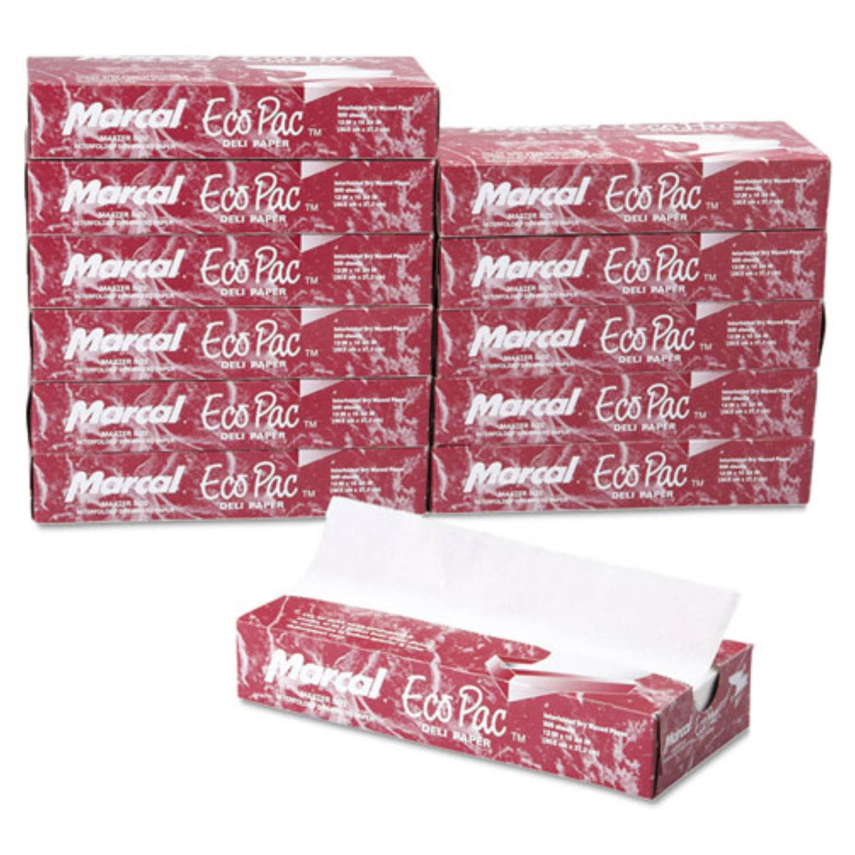 Dry Wax Paper 12 x 10 3/4 White 500/Pack A233