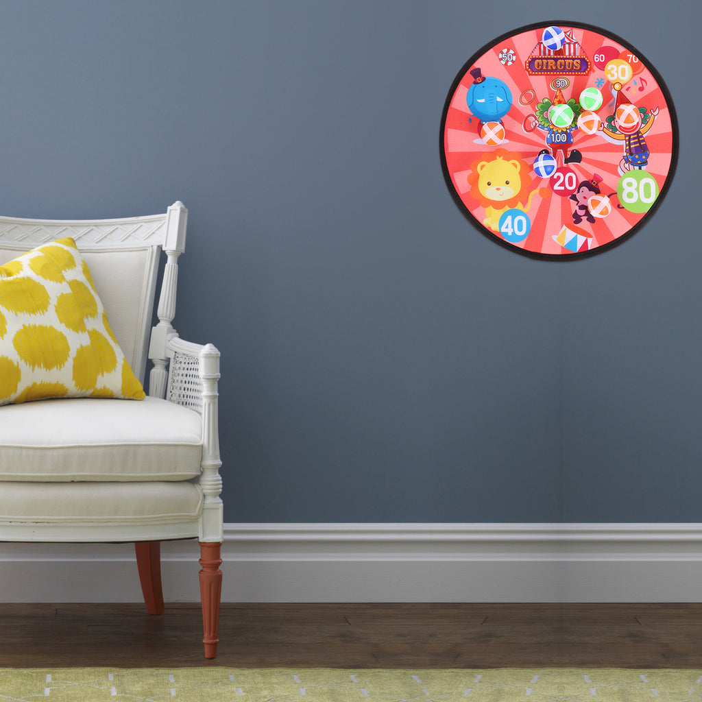 1 Set of Dart Board Game Kit with Sticky Balls M364