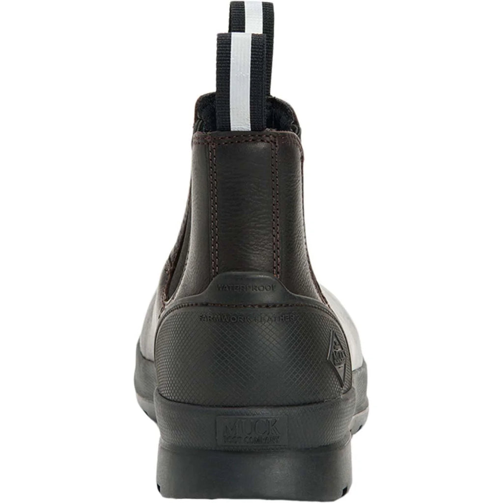 Black Coffee Leather Chelsea Boots C320981