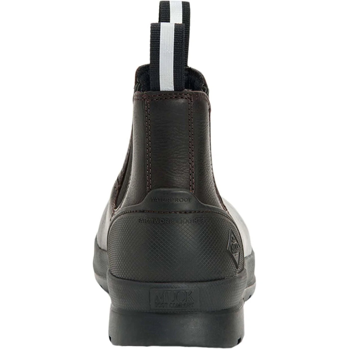 Black Coffee Leather Chelsea Boots C320981