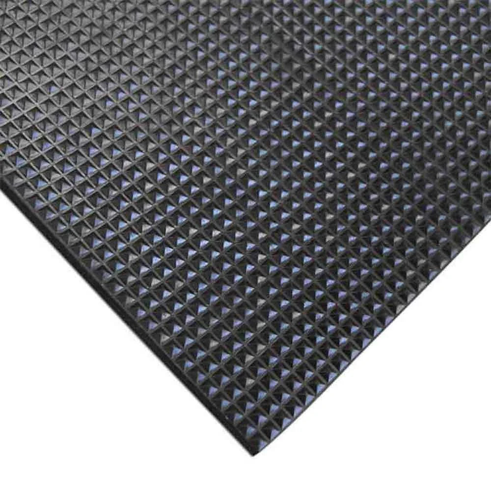 Black Traction Rubber Runner Mat O931