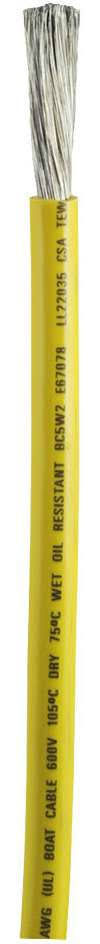 Yellow 2 AWG Battery Cable 100' P2786