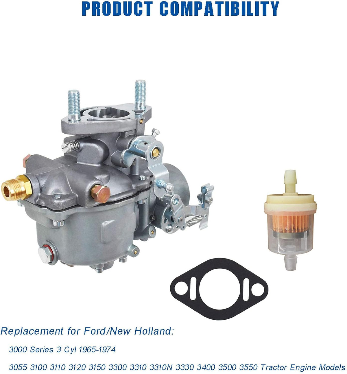 Carburetor for Ford/New Holland Tractor 3000 Series 3 Cyl P1343