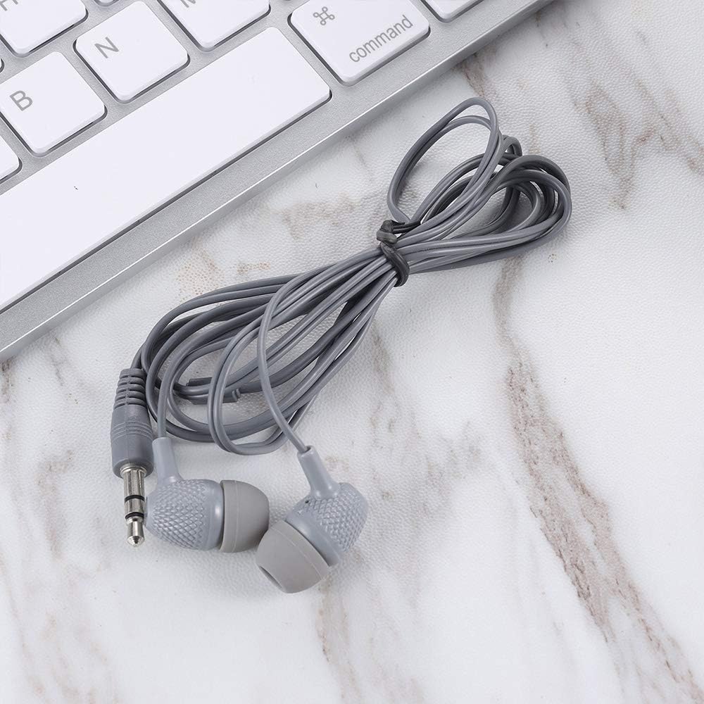 100 Pack Macaron Colors Mixed In-Ear Headphones Y7219