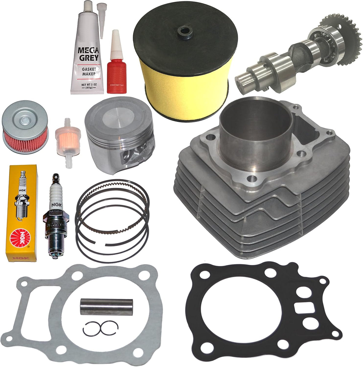 Cylinder Piston Rings Camshaft Kit Set P734
