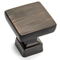 Oil Rubbed Bronze Square Cabinet Knob 25-Pack T512