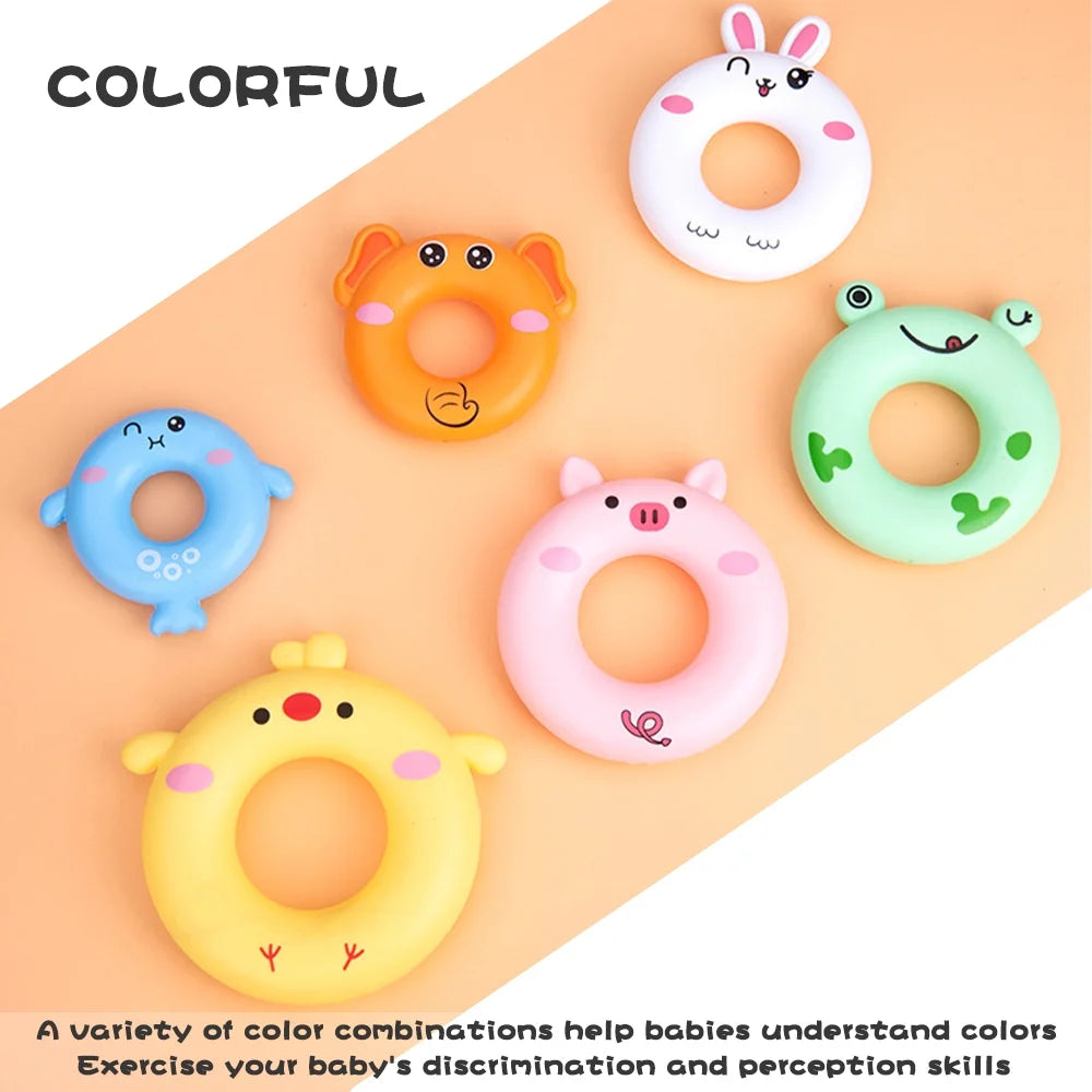 7 Rings Baby Stacking & Nesting Toys Sensory Educational Montessori Baby Blocks I313121