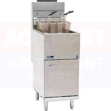 Medium Duty 35 lb Capacity Natural Gas Fryer X20405