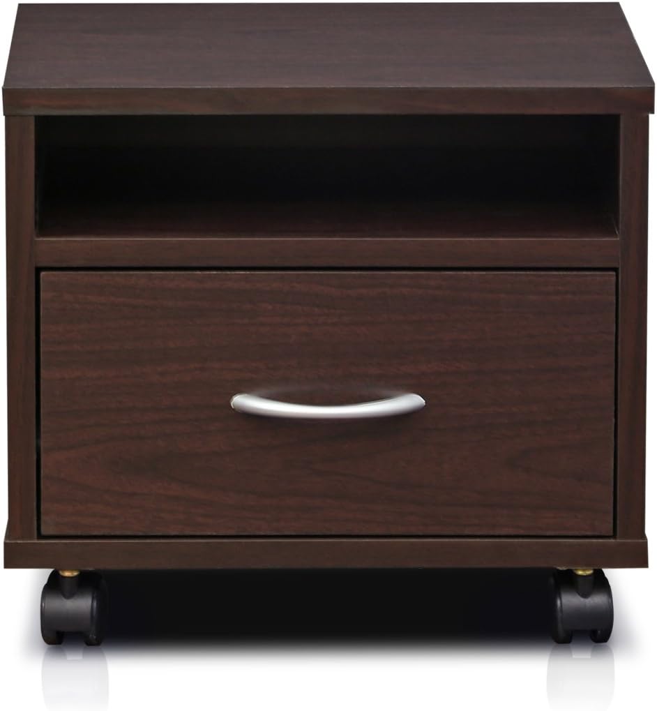 Utility Cart with Casters, Espresso P166