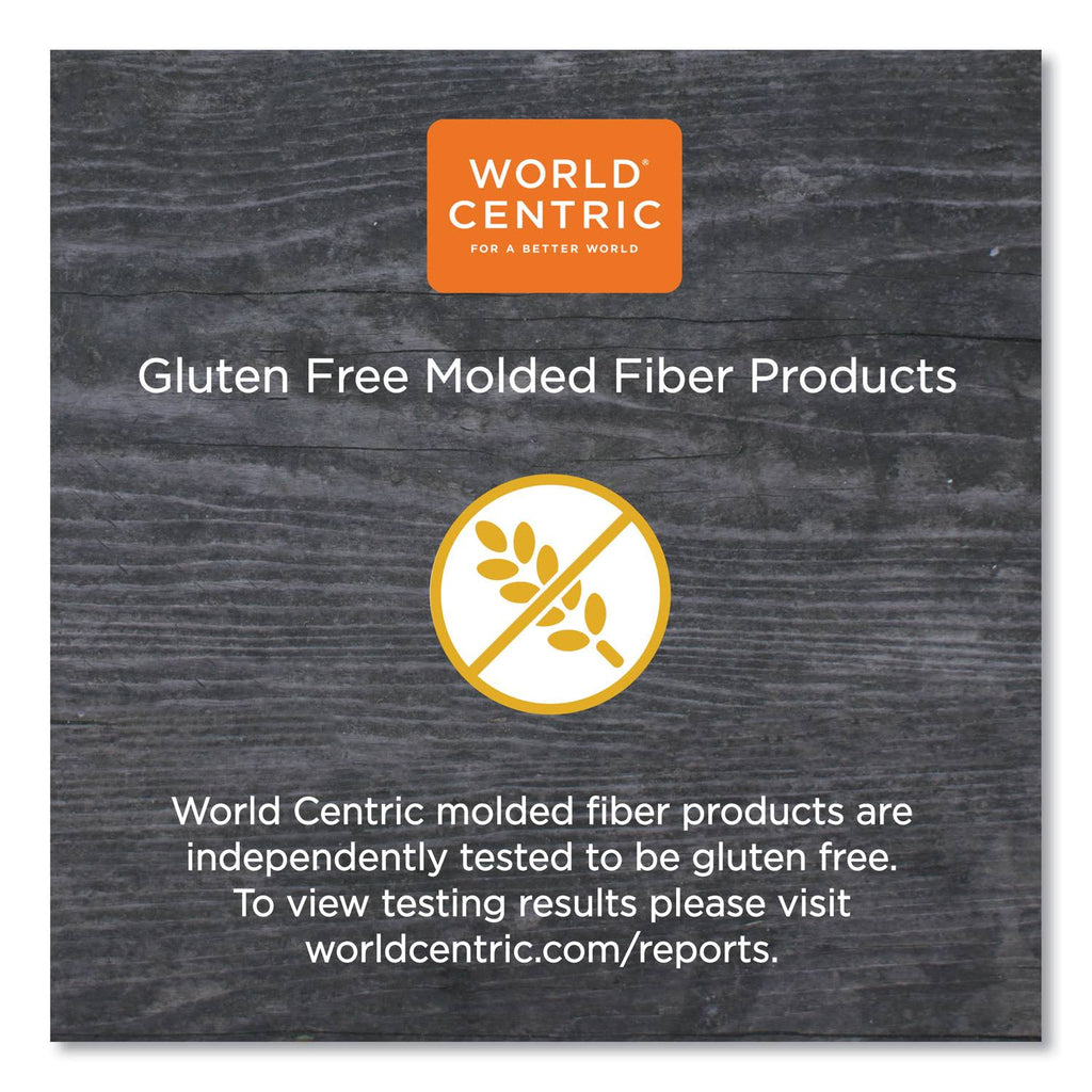 Fiber Hinged Containers, 3 Compartments, 9 x 9 x 3, Natural, 300/Carton U922720