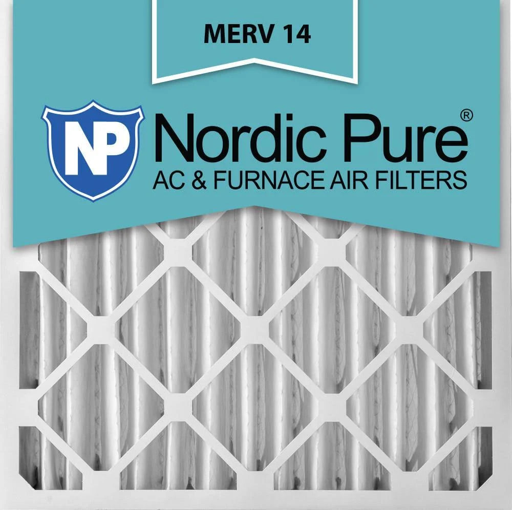 16x20x4 MERV 14 Pleated AC Furnace Air Filters, 6 Pack E700