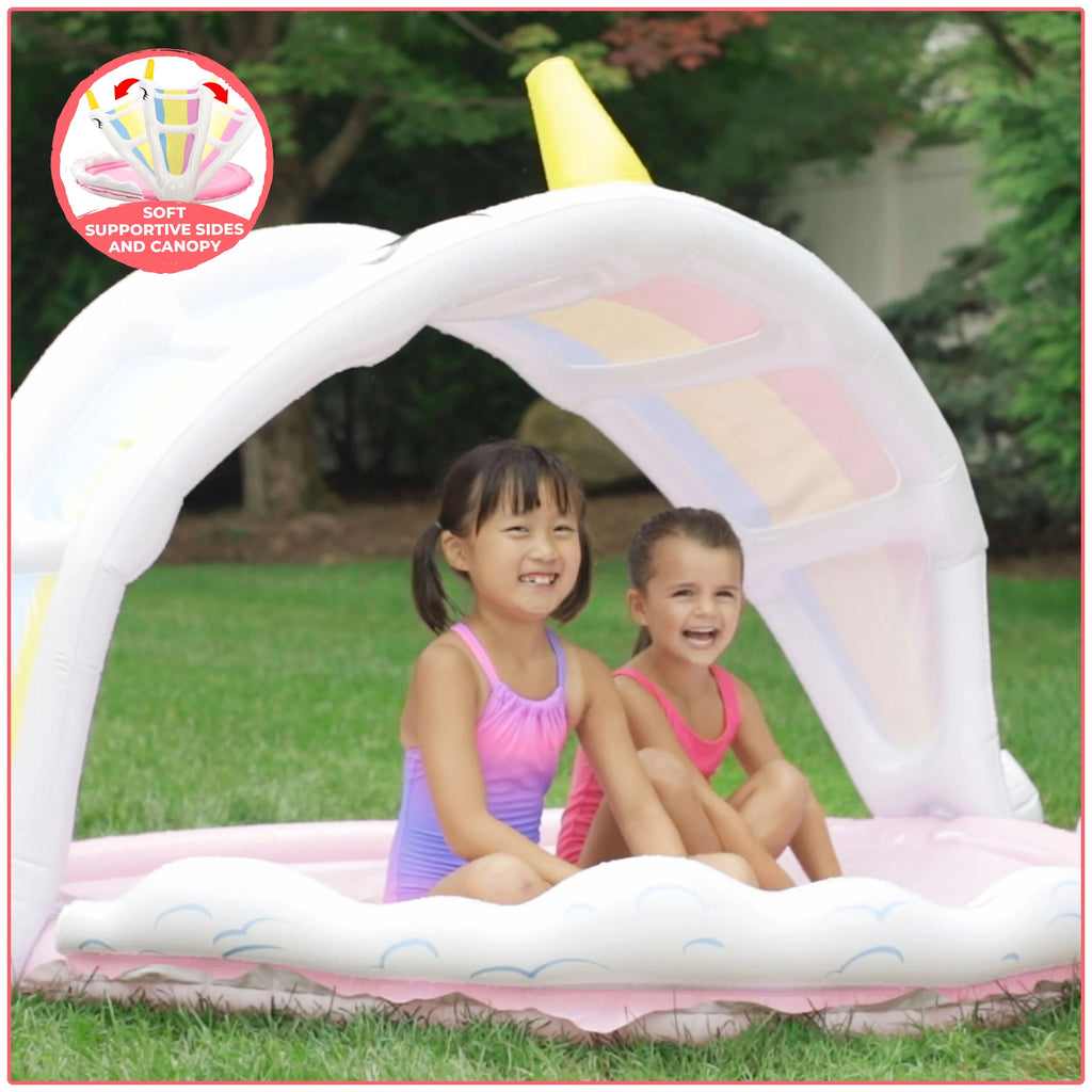 Rainbow Unicorn Sprinkler and Splash Pad 5.5' O101